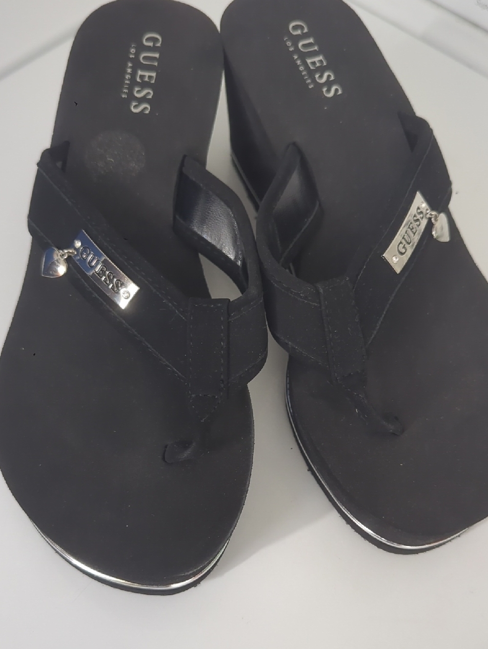 BLACK GUESS SANDALS - Picture 4 of 5